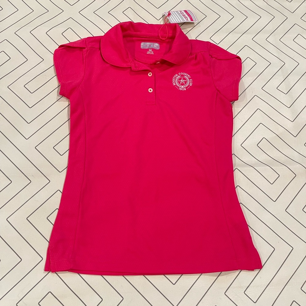 NWT Garb Pink Golf Polo